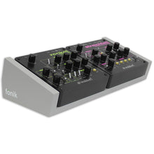 Načíst obrázek do prohlížeče Galerie, Original Stand For 2 X Waldorf Rocket / Streichfett 2-Pole Grey Stands