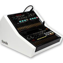 Load image into Gallery viewer, Original Stand For 2 X Korg Volca White Stands
